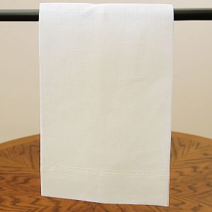 Natural Winter White Linen Towel