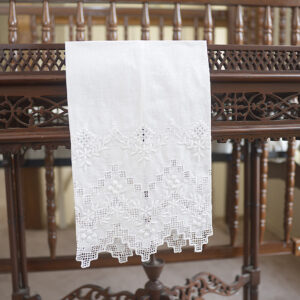 Victoria Embroidered & Hemstitches Guest Towels